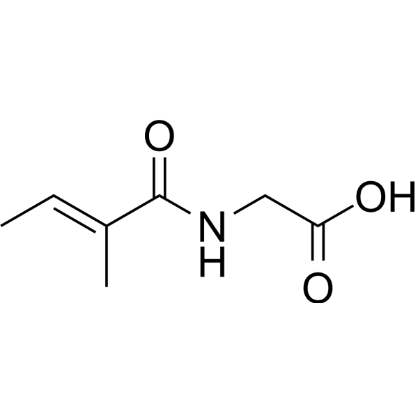 (E)-2-(2-Methylbut-2-enamido)acetic acid (Tigylglycine) 35842-45-6